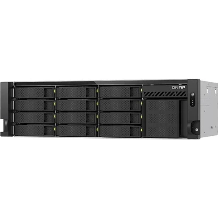 QNAP TS-h1655XeU-RP, 12-Bay NAS Server mit Intel Atom C5125, 8 GB DDR4, 10GbE Ethernet und iSCSI-Unterstützung