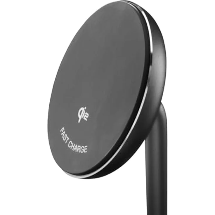 Hama Kabelloses Qi2-Ladegerät, 2in1-Ladestation mit 15W Schnellladefunktion und neigbarem Smartphone-Halter, Schwarz – Bild 16