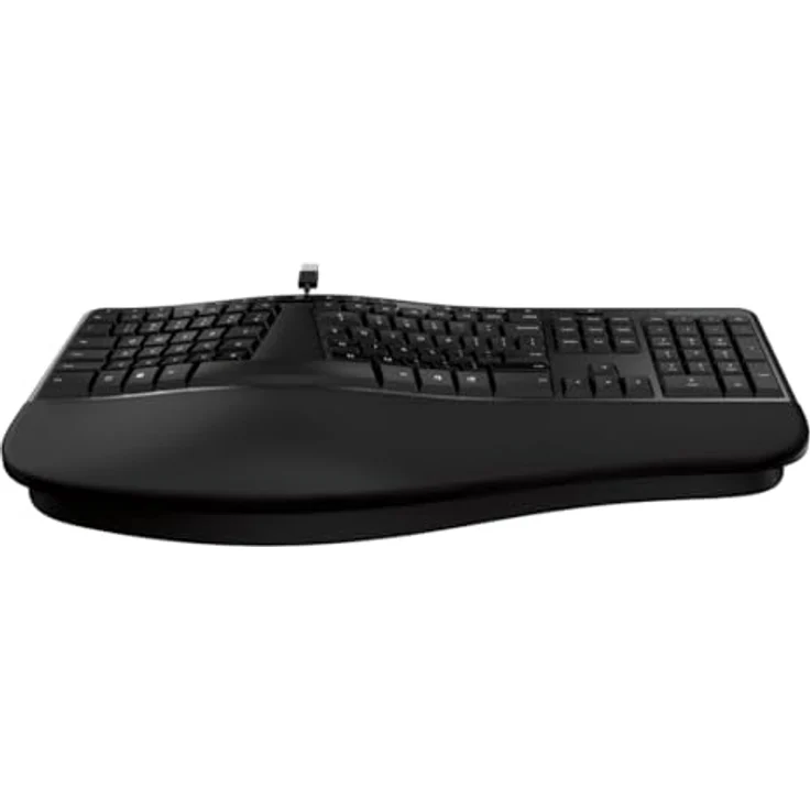 Incase Ergonomic Keyboard En-EU Layout, Kabelgebundene Tastatur in Schwarz mit QWERTY-Layout für mehrere Sprachen – Bild 6