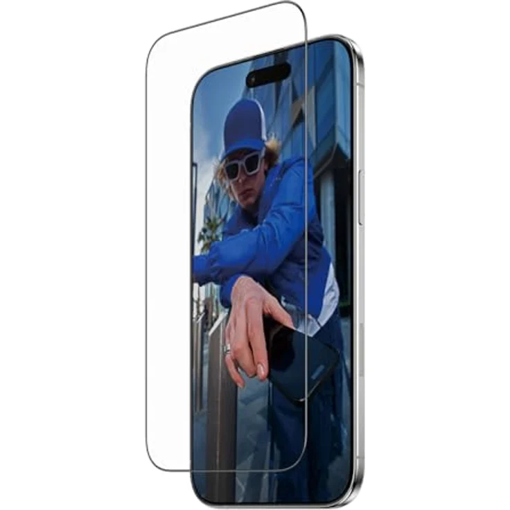 PanzerGlass Ultra Wide Fit, Displayschutzfolie für Apple iPhone Air, transparent, 60 % recyceltes Glas, stossgeprüft bis 4,8 Meter, inkl. EasyAligner – Bild 2