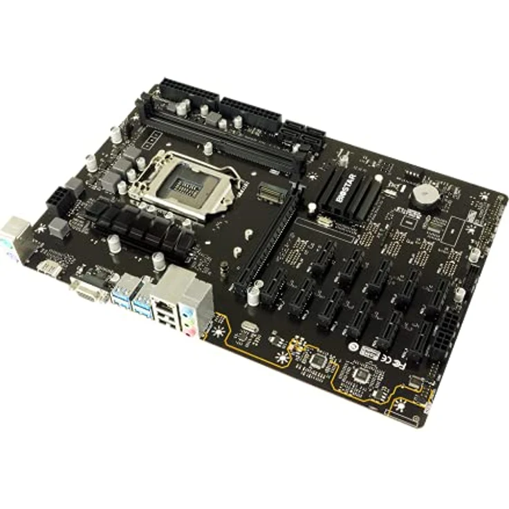 Biostar TB360-BTC PRO 2.0, Mining Mainboard mit 6x PCIe, LGA 1151, DDR4 2666, M.2, 12 Display Eingängen, HDMI – Bild 3