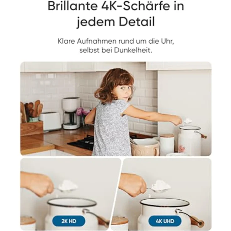 eufy Security Innenkamera E30, 4K UHD-Überwachungskamera innen, Auto-Tracking Mensch/Tier, Farb-Nachtsicht, 360° Schwenken & Neigen, Unterstützt Homekit – Bild 2