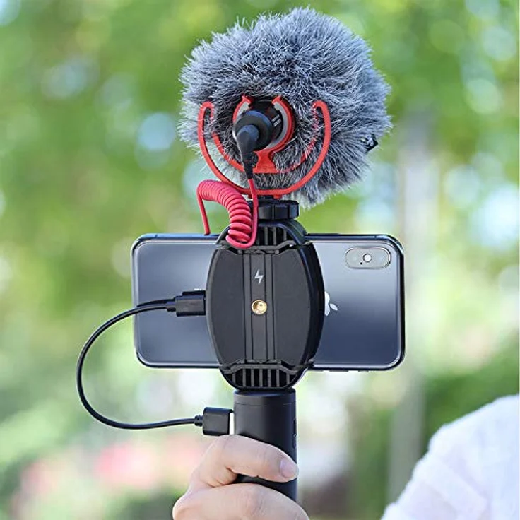 Ulanzi BG-3 PowerBank Grip 10.000 mAh mit Stativ, Schwarz – Bild 4