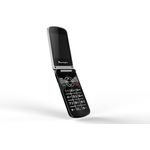 Onestyle Shell Plus Klapphandy für Senioren mit Dual-SIM, Kamera, Radio und großen Tasten, Schwarz