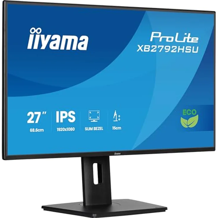 iiyama Prolite XB2792HSU-B1, 27" IPS LED-Monitor, Full-HD 120Hz, Höhenverstellung, Pivot, Adaptive Sync, Energieklasse B
