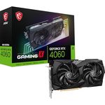 MSI GeForce RTX 4060 Gaming X 8G Grafikkarte - NVIDIA RTX 4060, 8 GB GDDR6 Speicher, 17 Gbps, PCIe 4.0, Twin Frozr 9, RGB, DLSS3