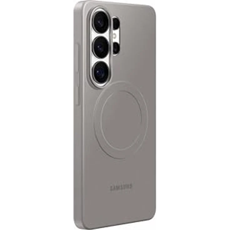 Samsung Slim Magnet Smartphone Case EF-SS948, schlanke Hülle für Galaxy S26 Ultra, stoßfest mit Magnetring, Silikon, dünn und griffig, Gray – Bild 3