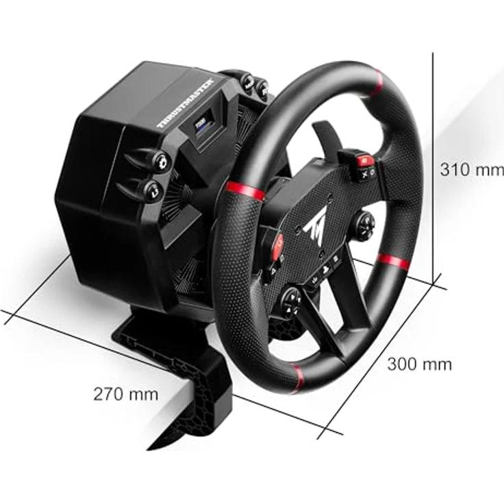 THRUSTMASTER T598, Direct Axial Drive Force Feedback-Rennlenkrad mit 5 Nm Drehmoment, inklusive Raceline Pedals LTE Pedalset für Xbox Series X/S, One und PC – Bild 7