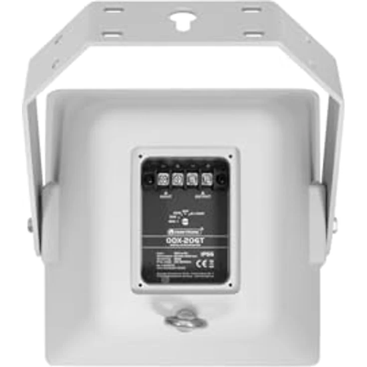 Omnitronic ODX-206T, Installationslautsprecher 100V für PA-Anwendungen, weiß – Bild 3