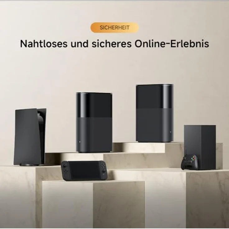 Xiaomi BE3600 Pro, Mesh Router 3er Pack mit Wi-Fi 7, Geschwindigkeiten bis zu 3570 Mbps, Grau – Bild 17