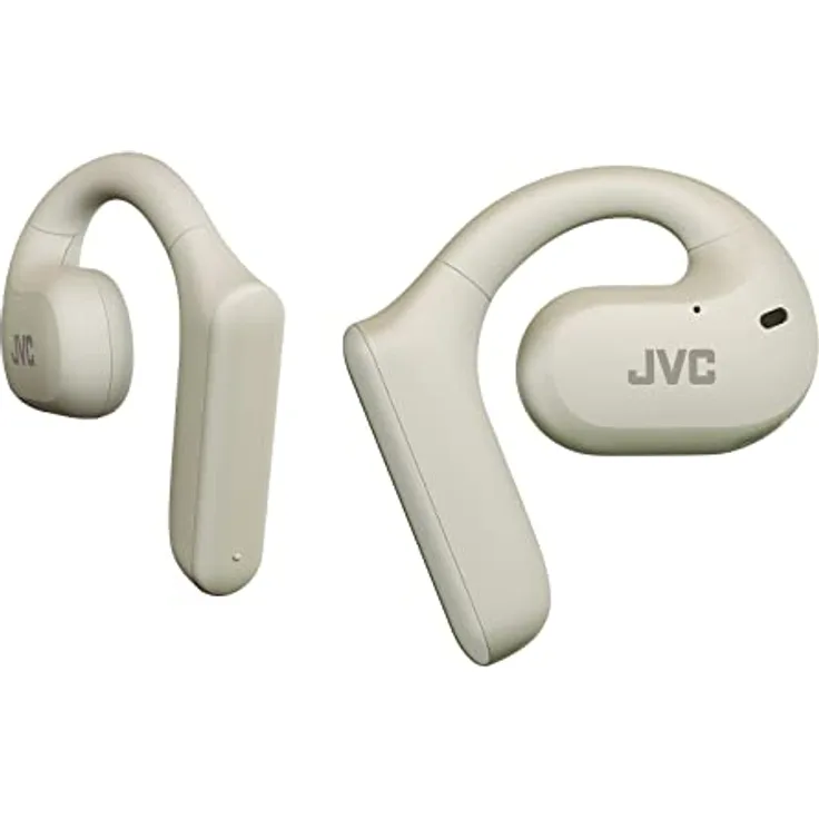 JVC Nearphones HA-NP35T-W, True Wireless Earbuds, Open Ear Design, Noise Cancelling, IPX4, Mikrofon-Muting, 17 Std. Laufzeit, BT 5.1, (Weiß)