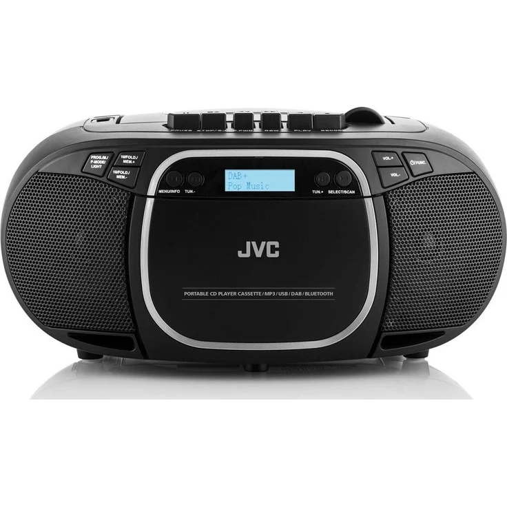 JVC RC-E561B-DAB CD player Portable CD player Black (FM, DAB+, Bluetooth), Radio, Schwarz