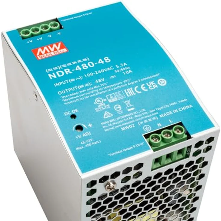 Mean Well NDR-480-48 Hutschienen-Netzteil (DIN-Rail) 480W 1 x – Bild 3