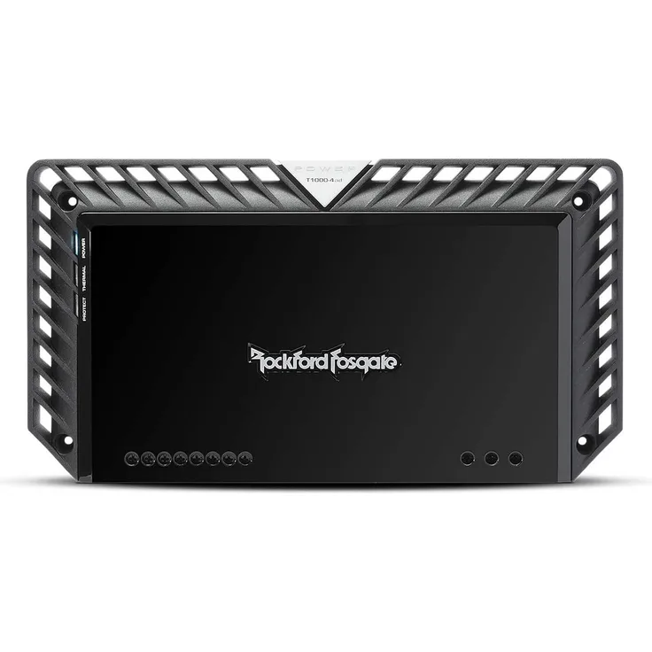 Rockford Fosgate POWER T1000-4ad, 4-Kanal Class-ad Verstärker mit 4 × 250 W RMS und C.L.E.A.N. Setup-System