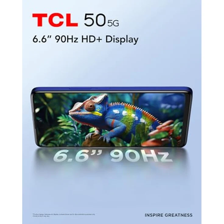 TCL 50 5G 16,8 cm (6.6") SIM Unique Android 14 USB Type-C 4 Go 128 Go 5010 mAh Smartphone, Gris – Bild 4