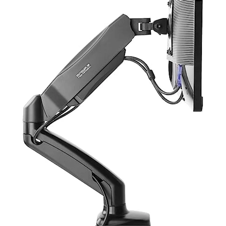 Speaka Professional SP-MM-900 1fach Monitorhalterung 43,2 cm (17) - 81,3 cm (32) Gasdruck-Technik, Schwenkbar, Neigbar – Bild 3
