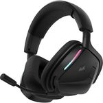 Corsair Void v2, Drahtloses Gaming-Headset mit Bluetooth, Dolby Atmos, 70 Stunden Akkulaufzeit, Duale Wireless – Kohlenstoff