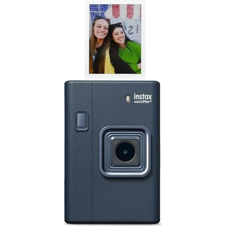 INSTAX instax mini LiPlay+™ Midnight Blue, hybride Sofortbildkamera mit 2,7-Zoll-LCD, Bluetooth-Kopplung und Micro-SD-Slot