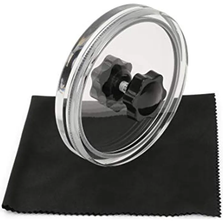 Dynavox Labelschutz LP120, Schutz des Labels von Vinyl-Schallplatten, Acryl