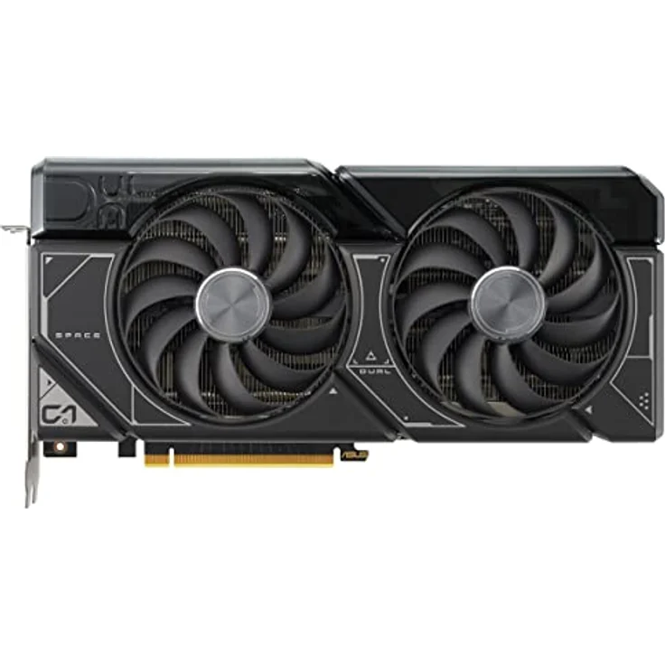ASUS Dual GeForce RTX 4070 12GB GDDR6X Gaming Grafikkarte (NVIDIA GeForce RTX4070 DLSS3, PCIe 4.0, 1x HMDI 2.1, 3X DisplayPort 1.4a, DUAL-RTX4070-12G) schwarz – Bild 2