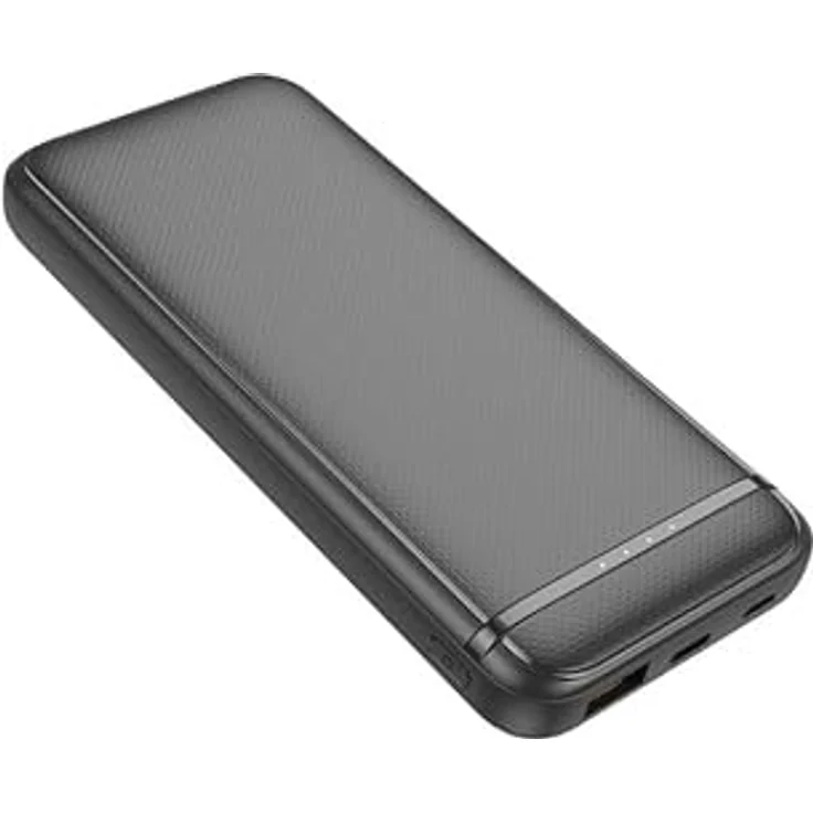Denver PQCA-10320, Schnelllade-Powerbank 10000mAh mit integrierten USB-C- und Lightning-Kabeln, vielseitige Anschlüsse und PD20W Schnellladefunktion – Bild 3