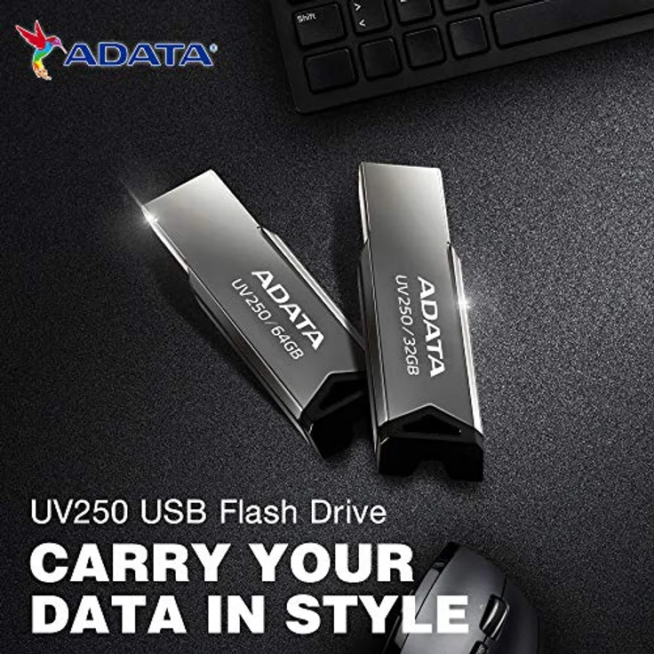 ADATA UV250 USB-Stick 16 GB USB Typ-A 2.0 Silber - USB-Sticks (16 GB, USB Typ-A, 2.0, Ohne Deckel, 5,6 g, Silber) – Bild 5