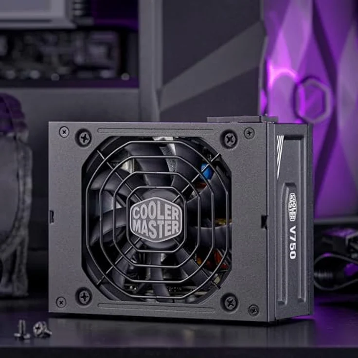 Cooler Master V750 SFX Gold ATX 3.1, 750 W 80 Plus Gold vollmodulares PC-Netzteil, Schwarz, mit 92-mm-FDB-Lüfter und PCIe 5.1 Kabel, SFX-auf-ATX-Halterung – Bild 5