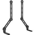 my wall Universal Soundbar-Halterung HZ32-1L – Soundbar TV Halterung, für Bildschirme bis 49 Zoll, Platzsparend, neig- und schwenkbar, belastbar bis 15kg, Montage am Bildschirm, VESA-kompatibel