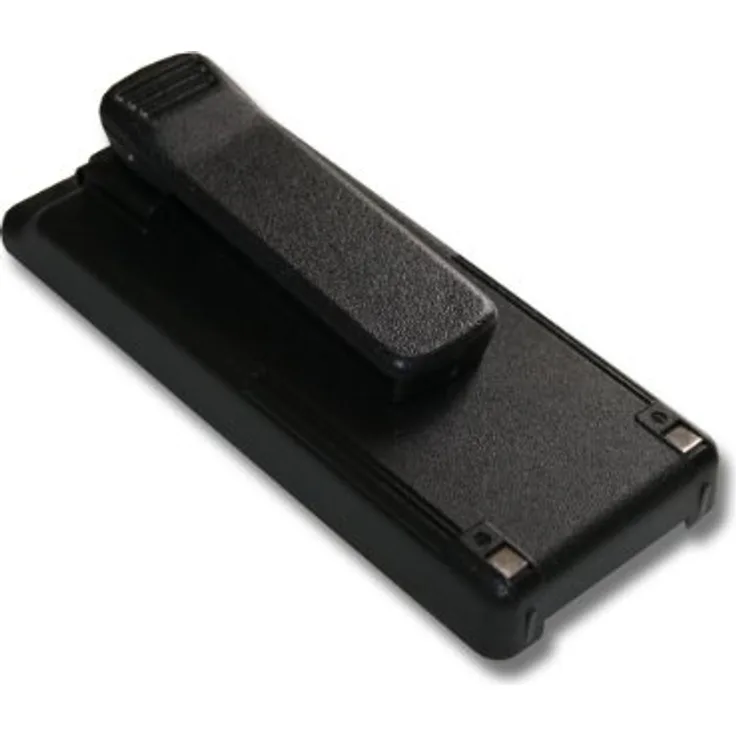 VHBW Akku kompatibel mit Icom IC-T2A, IC-T2E, IC-T2H Funkgerät, Walkie Talkie (1650mAh, 9,6V, NiMH) + Gürtelclip