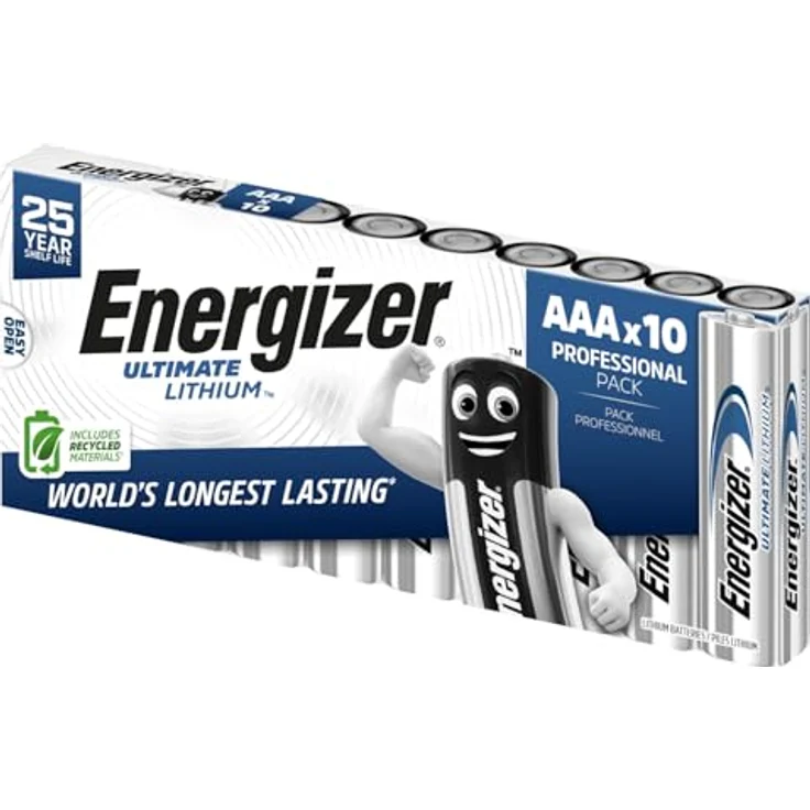 Energizer Ultimate Battery Lithium LR03 1.5V AAA 10 Stück – Bild 2