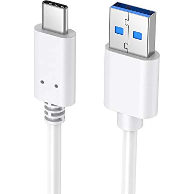 Slabo Ladekabel USB Typ C, geeignet für Apple iPad Pro 11 (2018) (3. Gen.)/Pro 11 (2020) (2. Gen.)/Pro 12,9 (2018) (3. Gen.)/Pro 12,9 (2020) (4. Gen.), Datenkabel, Verbindungskabel, Sync-Kabel, weiß – Bild 3