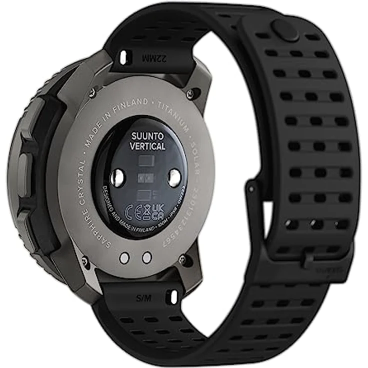 SUUNTO Vertical Abenteuer Uhr - GPS Smartwatch, Mit Solarladung Akkulaufzeit bis zu 65 Tagen, Militärgeprüftes Gehäuse, 100m Wasserdichtigkeit, Hergestellt in Finland mit 100% Erneuerbaren Energien – Bild 2