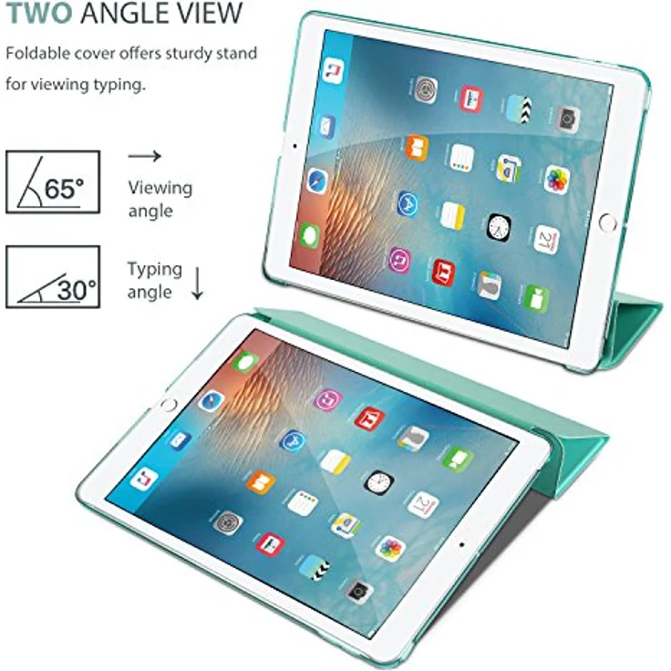 ProCase Hülle für 10,5 Zoll iPad Air 3 2019/iPad Pro 2017, Ultra Dünn mit transluzenter Rückseite und Auto Schlafen/Wachen Funktion – Mint – Bild 5