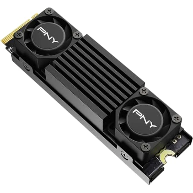 PNY CS3150 2TB M.2 NVMe Internal Solid State Drive (SSD) with Black Heatsink - Extreme Performance with 12,000 MB/s Seq. Read Speeds – Bild 3