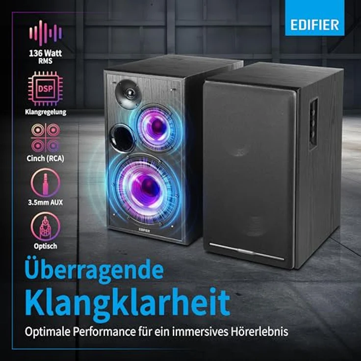 Aktivboxen Edifier Studio R2750DB 2.0 schwarz Bluetooth – Bild 5