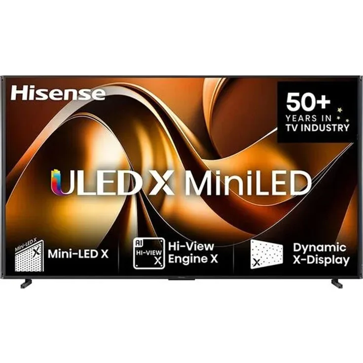 Hisense 110UXNQ R Mini LED Smart TV, 2,79 m (110"), 4K, WLAN, Schwarz, Grau, Dolby Atmos
