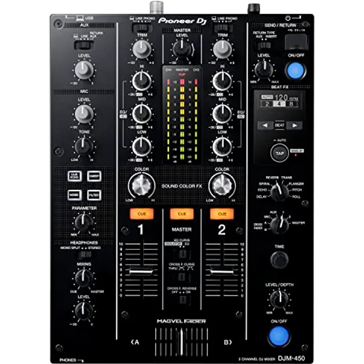 Pioneer DJM 450 2-Kanal Mixer – Bild 2