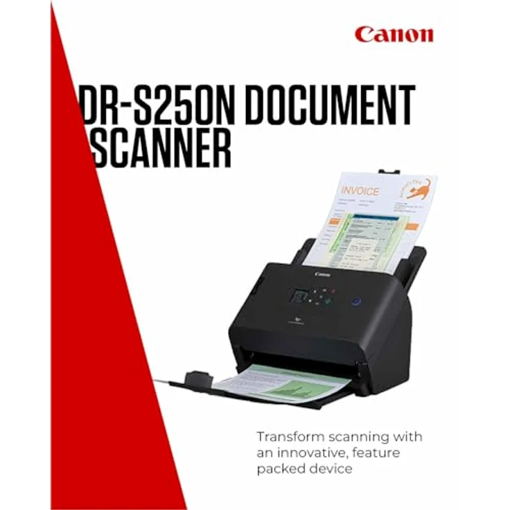 Canon imageFORMULA DR-S250N Scanner mit Vorlageneinzug 600 x 600 DPI A4 Schwarz, Qualität/Haltbarkeit, Langlebigkeit, Robustheit, Flexible Gestaltung – Bild 2