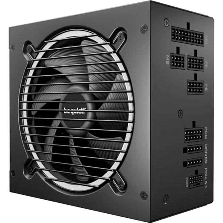 be quiet! Pure Power 13 M 550W Netzteil, 80 Plus® Gold, ATX 3.1, für PCIe 5.1 GPUs, 120mm Lüfter, semi-passiver Betrieb, LLC-Technologie, Single-Rail – Bild 1