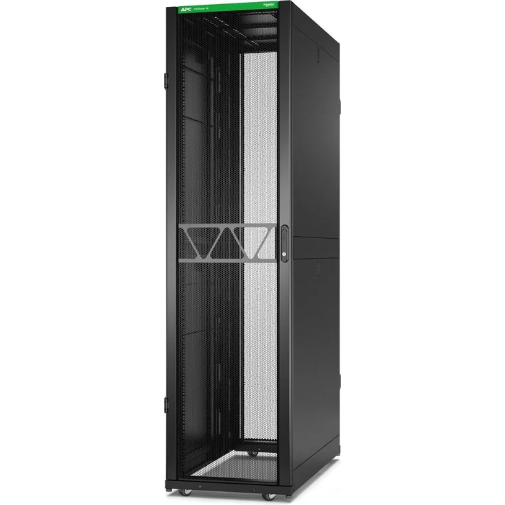 APC NetShelter SX Server Rack Gen 2 48U, 2258H x 600W x 1200D mm, 19 Zoll Rack, schwarz, hohe Tragfähigkeit, optimierte Luftzirkulation und Kabelmanagement