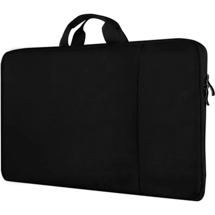 UPERFECT Laptoptasche 22 Zoll für Laptop/Monitor/Tablet, wasserdicht und stoßfest mit gepolsterten Fächern und großen Seitentaschen, schwarz
