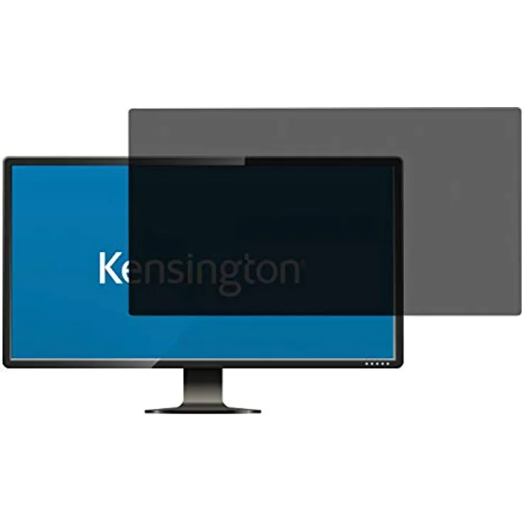 Kensington Blickschutzfilter für Monitore 22 Zoll, 16:10, DSGVO-konform, mit Blaulichtfilter und Blendschutz, inkl. Reinigungstuch, 626483
