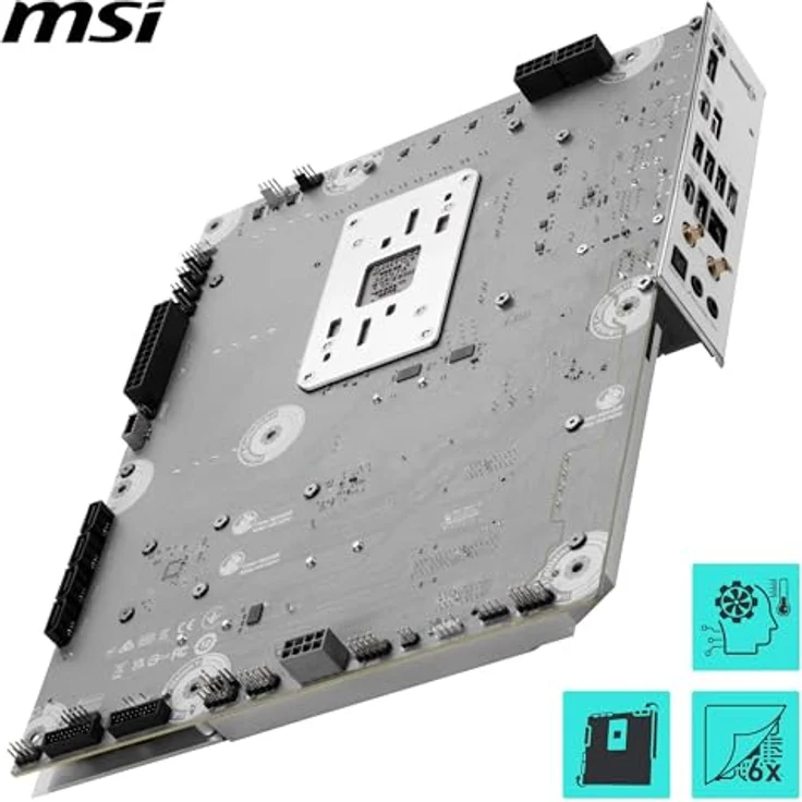 MSI B850 Gaming Plus WiFi PZ Mainboard, ATX, unterstützt AMD Ryzen 9000/8000/7000, AM5, DDR5 8200+ MT/s (OC), PCIe 5.0 x16, M.2 Gen5, Wi-Fi 7, 5G LAN – Bild 4