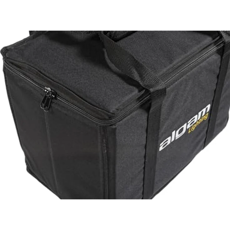 Algam Lighting 4-geteilte gepolsterte Nylon-Tasche für Licht & Zubehör, Innenabmessungen 400 x 240 x 260mm, mit 3 herausnehmbaren Trennwänden und Tragegriff – Bild 3