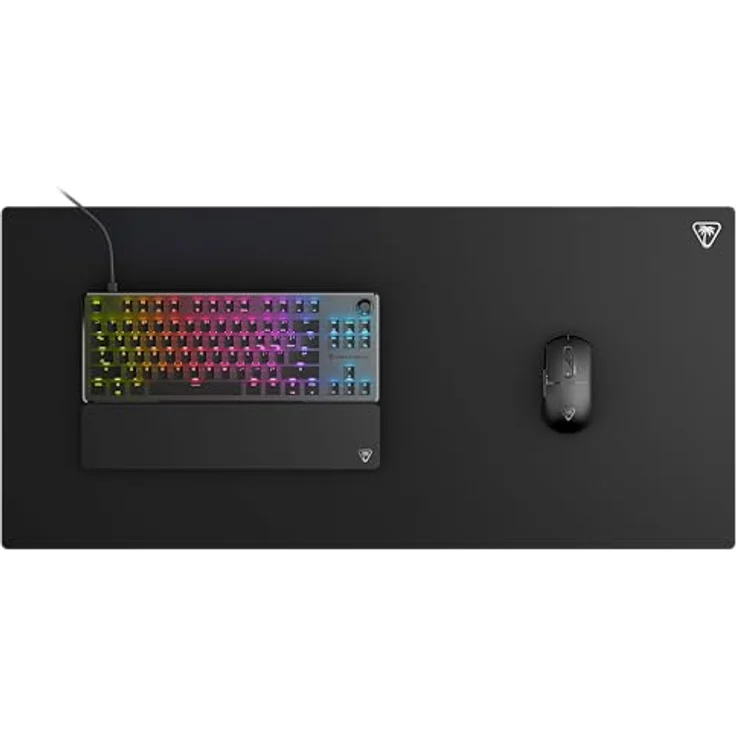 Turtle Beach Sense Core XXL Ultrabreites PC-Gaming-Mauspad, rutschfestes Gummi, ausgewogene Mikrogewebe-Tuchoberfläche, glatt, langlebig, rechteckig - Schwarz - Preisvergleich – Bild 2