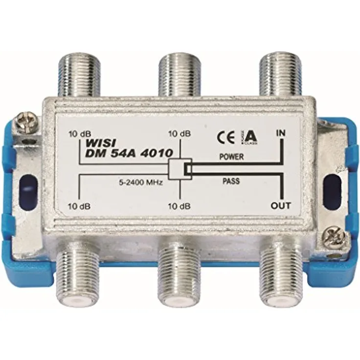 WISI 16603 "DM 54 A 4010" Abzweiger, 4-Fach Silber