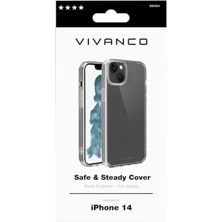 Vivanco Safe and Steady Backcover Apple iPhone 14 Transparent – Bild 4
