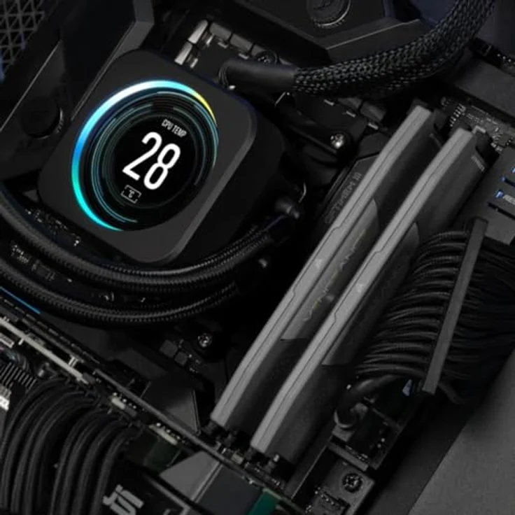 Corsair Vengeance 64GB (2x32GB) DDR5 5600 MHz, UDIMM Arbeitsspeicher mit integrierter Spannungsregelung und dualen Speicherprofilen für Intel® XMP und AMD EXPO – Bild 6