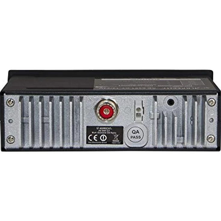 Albrecht AE 6491, Multi-Standard CB Funkgerät mit 12/24V Konverter, Frontlautsprecher und Weitwinkel LCD, schwarz – Bild 5