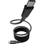 PanzerGlass Magnetic USB-C to USB-C Kabel, 1,50 m, USB 2.0, 240 W mit magnetischem Verschluss und geflochtener Schicht
